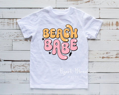 Beach babe - sublimation tee (infant to adult sizes)